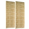 thumbnail image 2 of Ctnporpo 2 PCS Vines Leaves Tulle Door Window Curtain Drape Panel Sheer Scarf Valances Blackout Curtain Sheer Curtain, 2 of 4