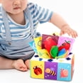 thumbnail image 6 of Colcolo Baby Tissue Box Toys Montessori Toys for Baby 6 Months and up Children Gifts 10 Scarf 3 Crinkle, 6 of 8