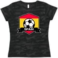 thumbnail image 3 of Inktastic Soccer Spain Flag Banner Women's T-Shirt, 3 of 5