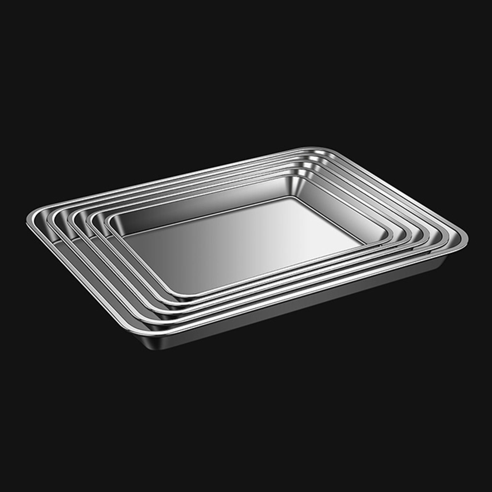 304 Stainless Steel Oven Tray For Cookie Cakes And Bread Grade Kitchen Baking Sheet with Even Heat Distribution