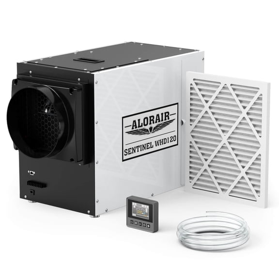 ALORAIR Whole House Dehumidifier, 104 PPD Commercial Grade Whole Home Dehumidifiers for Home, Garages, Water Damage Restoration, 3000 Sq.Ft dehumidifiers for Crawl Space