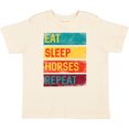 thumbnail image 3 of Inktastic Dressage Eat Sleep Horses Repeat Boys or Girls Toddler T-Shirt, 3 of 5