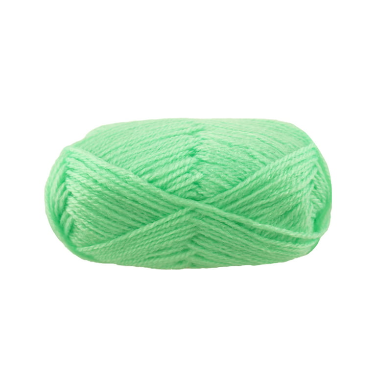 Solid Colored Acrylic Yarn Bundle, 115-Yard, Mint