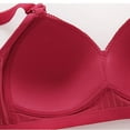 thumbnail image 6 of Summer Savings Clearance 2024! TAGOLD Womens Plus Size Wireless Bras,Woman's Solid Color Fashion Bowknot Comfortable Hollow Out Bra Underwear No Rims, 6 of 7