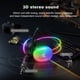 thumbnail image 4 of ONIKUMA Auriculares para Juegos con Iluminación Dinámica RGB Auriculares Supraaurales con Cable y Micrófono con Cancelación de Ruido para PC Negro, 4 of 5