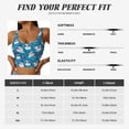 thumbnail image 5 of Sikiie Swan On The Pond Print Strappy Sports Bra for Women Padded Push Up Sports Bra Athletic Running Sports Bra Workout Bra Yoga Bra, 5 of 5