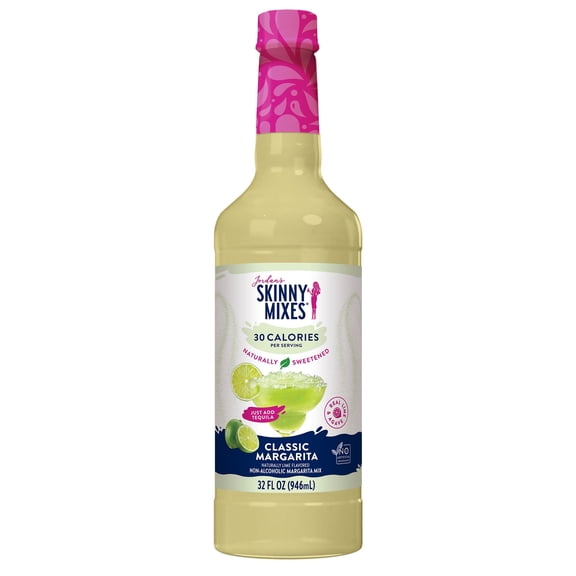 Jordan's Skinny Mixes Naturally Sweetened Original Margarita Mix, 32 Fl Oz