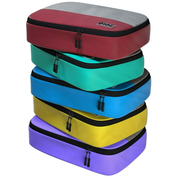Set Packing Cubes Dot&Dot, tamaño mediano, 5 unidades, para organizador de maletas