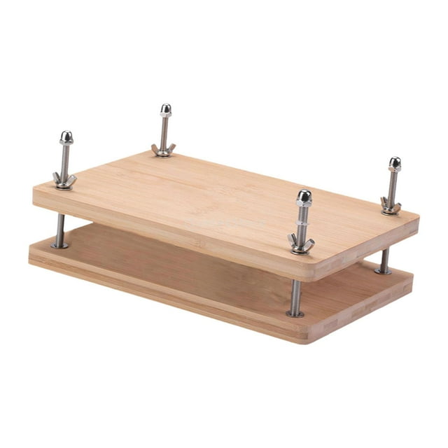 Prensa de libros de madera, máquina de encuadernación, herramienta para manualidades, herramienta de prensado de plantas, manual Madera de Bambú