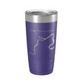 thumbnail image 1 of Lake Taneycomo Map Tumbler Travel Mug Insulated Laser Engraved Coffee Cup Branson Missouri 20 oz Purple, 1 of 1