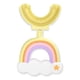 thumbnail image 5 of Cateissary Cepillo de para niños en forma de U 2-6 años de edad Cepillo de de bebé de boca completa Cepillo de manual Amarillo 5piezas, 5 of 6