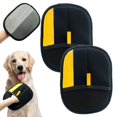 thumbnail image 1 of 2 guantes electrostáticos para depilación de mascotas, guantes para quitar el pelo de mascotas, lavables, reutilizables, para perros, gatos, para muebles, sábanas, sofá, ropa, alfombra, 1 of 7