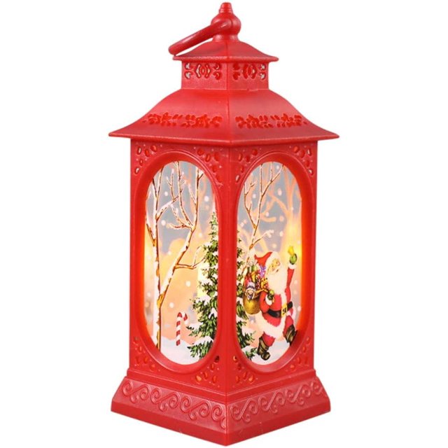 Linternas portátiles de Navidad JAMW Papá Noel Muñeco de nieve árbol de Navidad