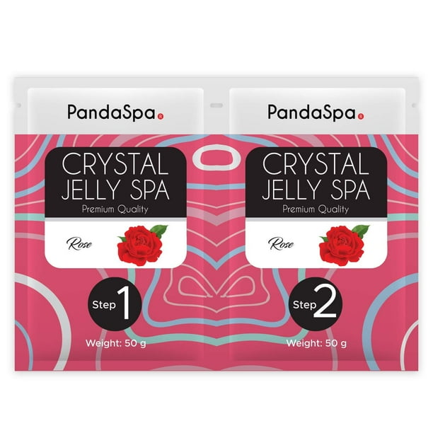 Pandaspa Crystal Jelly for Pedicure Spa Foot Bath Soak and exfoliate