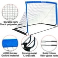 thumbnail image 6 of Ksports Squad Portable Soccer Goal Set Kids Training Equipment, 6 x 4', 6 of 9