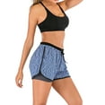 thumbnail image 4 of KingShop Women Yoga Running Shorts 2 in 1 Workout Athletic Shorts with Pockets, 4 of 6