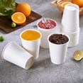 thumbnail image 4 of 500 Pack 12 OZ Paper Coffee Cups, Disposable 12 OZ Coffee Cups With Lids, Cold/Hot Drinking, For Home, Traveling, Stores, Office, And Events, 4 of 7