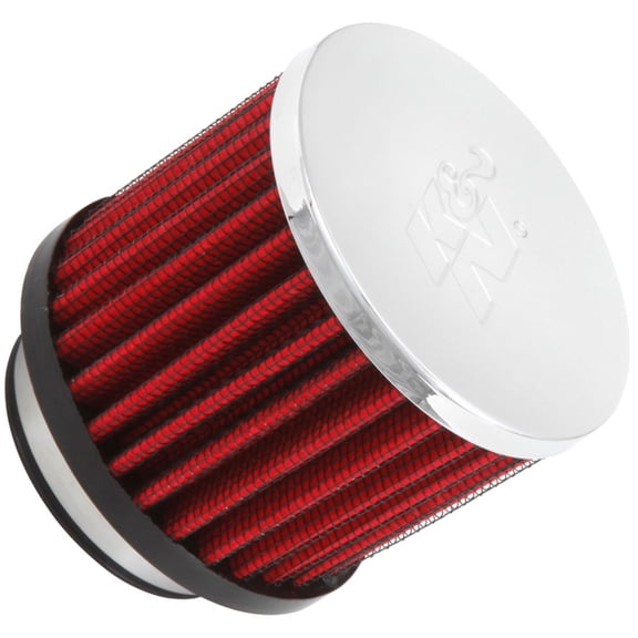 K&N Vent Air Filter/ Breather: High Performance, Premium, Washable, Replacement Engine Filter: Flange Diameter: 1.75 In, Filter Height: 2.5 In, Flange Length: 0.625 In, Shape: Breather, 62-1480