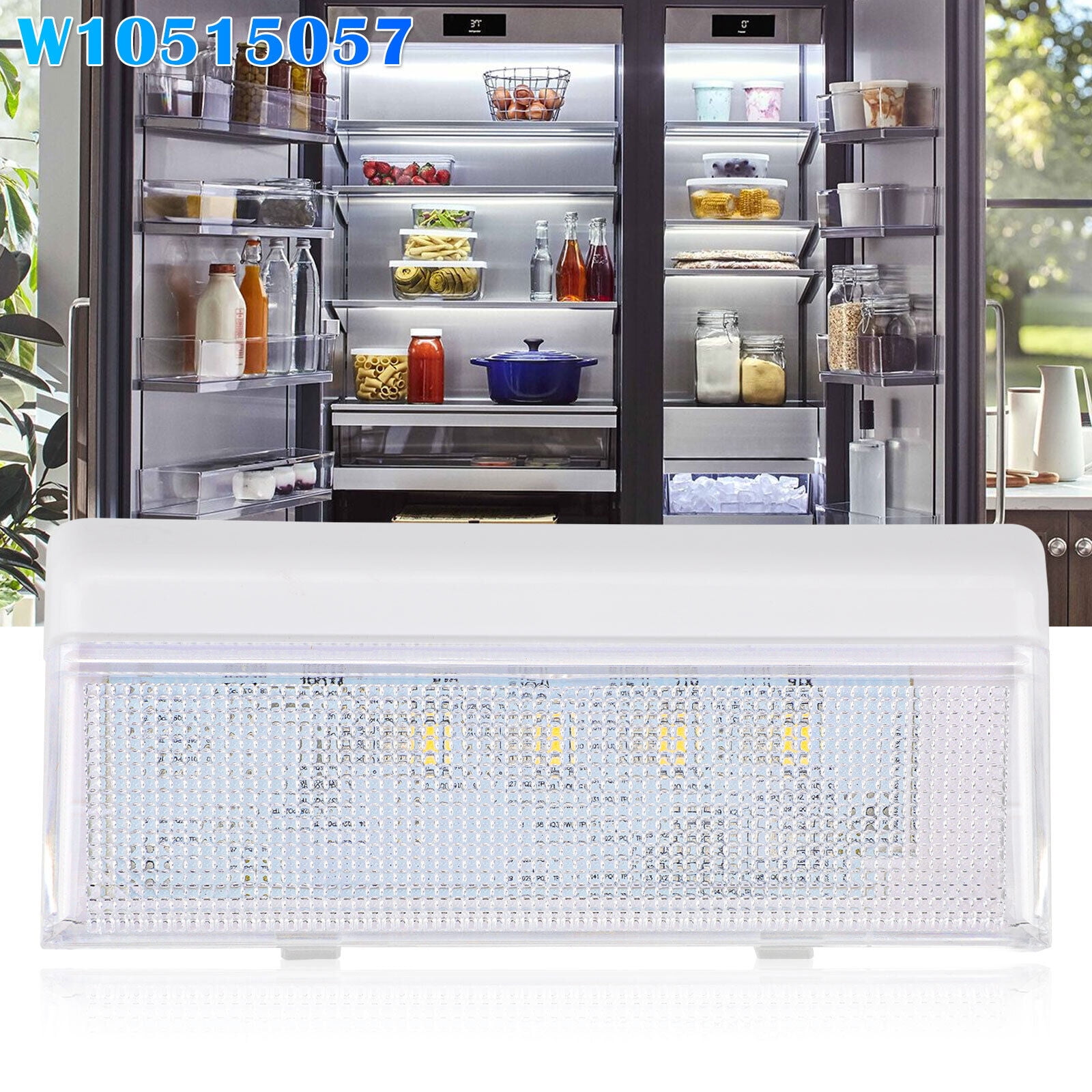 Premium-grade LED Light Board for Refrigerator Operating Range 10.2V to 16V, Easy DIY for Whirlpool, Kenmore, Maytag