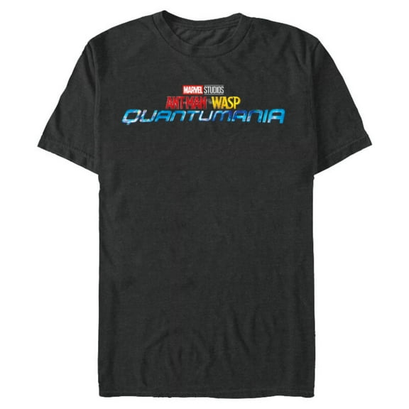 Marvel Ant-Man and the Wasp: Quantumania Movie Logo - Short Sleeve Blended T-Shirt for Adults - Customized-Dark Heather