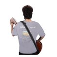 thumbnail image 4 of Correa de guitarra ajustable CHAO con púa insertable negra, 4 of 5