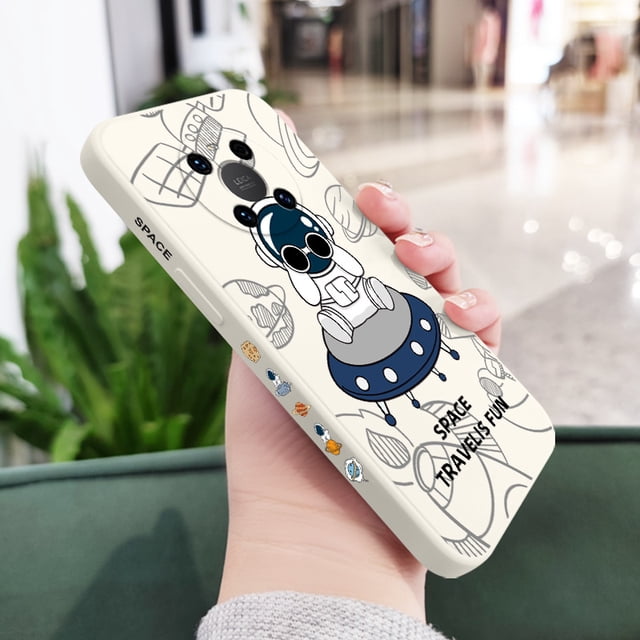 Funda Para Teléfono Huawei Mate 50E 50 40 30 Pro Lite De Crucero Astronautas Cómodas Cubierta De Sensación 5G 4G