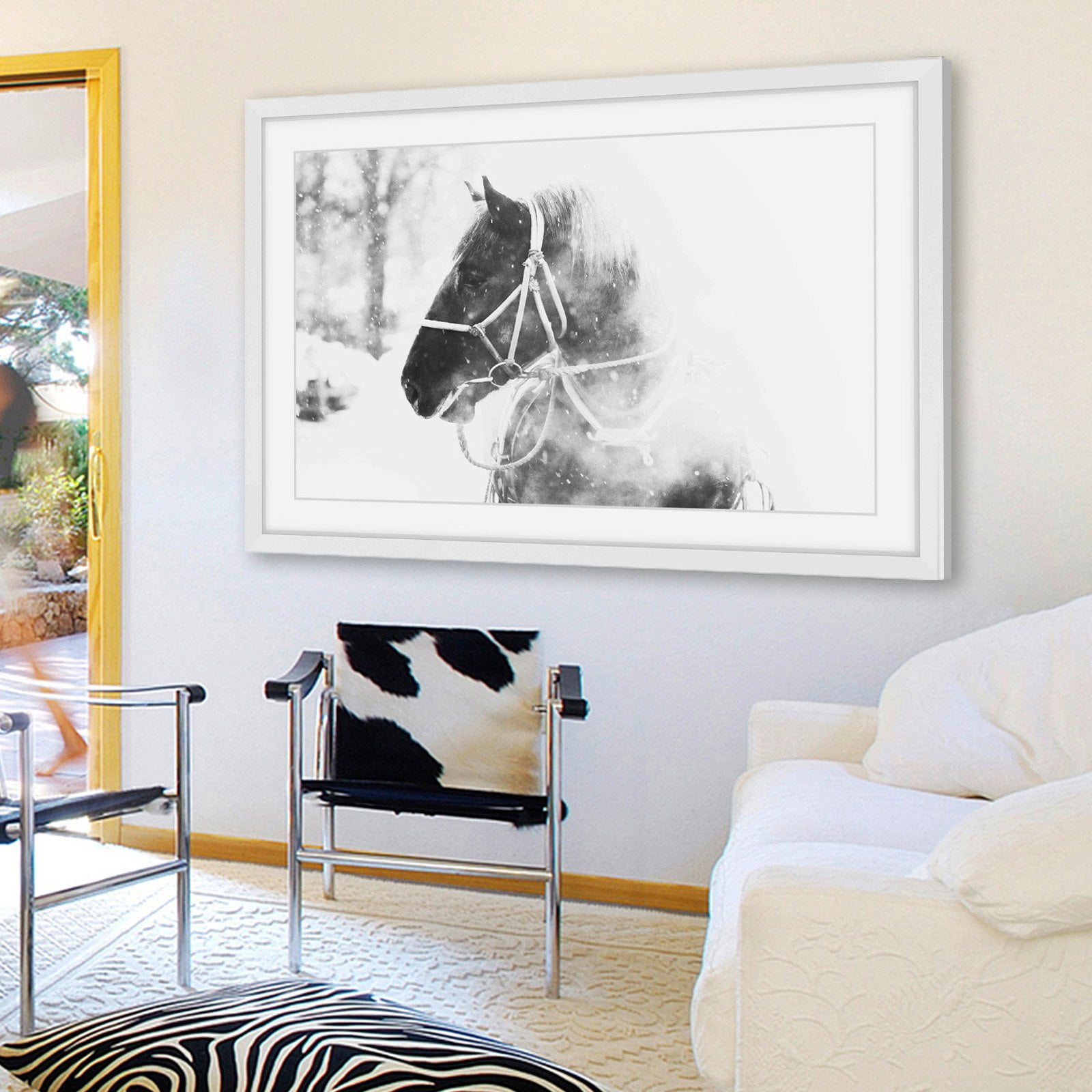 Marmont Hill 'Cold Breath' Framed Photographic Print on Paper