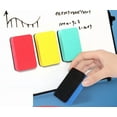 thumbnail image 3 of Janrevotw Dry-Erase Eraser, 8 X 4.5 X 1.5 Cm Rectangular Magnetic Whiteboard Dry Eraser, Blackboard Cleaning Board Eraser, Suitable For Classrooms, Offices, And Homes, 3 of 10