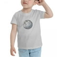 thumbnail image 3 of Moon Phases Spaces Funny Toddler T-Shirts for Boys Girls (Gray, 3T), 3 of 5