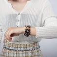 thumbnail image 4 of 3 paquetes compatibles con Apple Watch Band Halloween Scrunchies 38 mm Tela Patrón suave Pulsera de tela impresa Mujeres Iwatch Bandas elásticas Scrunchy 40 mm, 4 of 5