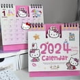 thumbnail image 3 of Sanrio-Mini Calendario de escritorio de Hello Kitty, decoración de escritorio de dibujos animados, diario, semanal, accesorios de oficina, regalo, 2024, 3 of 4