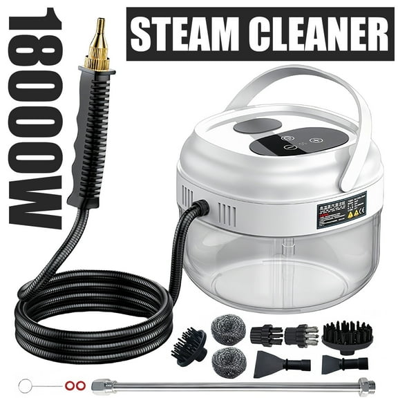 AIRKOUL 1800W Portable Handheld Steam Cleaner High Temperature Pressurized Steam,White