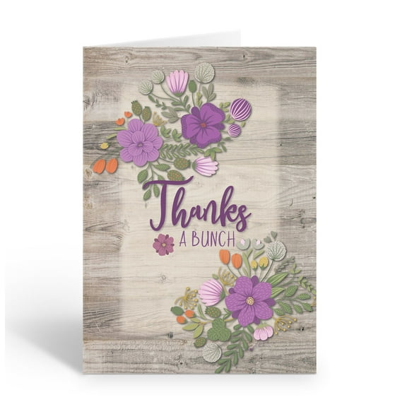 Thanks a Bunch Note Cards - 10 Note Cards with Envelopes - B14416