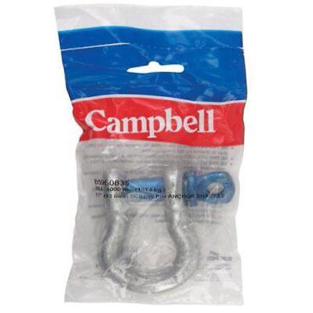 

2PC Campbell Galvanized Forged Steel Anchor Shackle 3-1/4