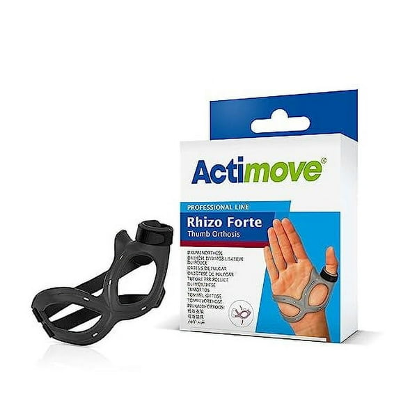 Professional Line Rhizo Forte Thumb Brace, Left, Black, Large