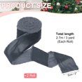 thumbnail image 2 of Uxcell Velvet Ribbons, Crinkled Handmade Frayed Edge Vintage Ribbons for Gift Wrapping Christmas Tree Ornament Dark Blue, 2 of 3