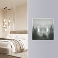 thumbnail image 4 of Yayeee Toggle Light Switch Wall Plate 2-Gang 4.56"x4.48" Decorative Outlet Cover, Foggy Forest, 4 of 7