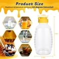 thumbnail image 3 of 24 Pack 16 Oz Refillable Plastic Honey Jars With Leakproof Flip-top Caps, 3 of 7