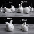 thumbnail image 2 of WHAMVOX  Ai Floral Ceramic Succulent Flower Pot Desk Ornament, 2 of 8