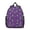 Alien Spacesuit Purple, variant on Alien Head Black Pattern Backpack for School, Cute School Bag with Adjustable Shoulder Straps and Padded Back, 13.8"x11.4"x6"