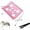 Pink, variant on 2-in-1 Foldable Pet Grooming Bed - Dog Grooming Table Alternative, Breathable Mesh Sling with Frame for Small Dogs & Cats, Nail Trimming Bathing