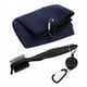 thumbnail image 1 of Juego de Limpieza para Golf: Toalla y Cepillo de Microfibra Negra, Incluye Gancho para Bolsa de Golf, Ideal para Mantener tus Palos y Zapatos Impecables en el Campo., 1 of 6