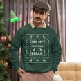 thumbnail image 5 of Funny Christmas Sweatshirt, Per My Previous Email Ugly Christmas Sweater, Office Humor Xmas Sweater,, 5 of 5