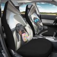 thumbnail image 3 of Garronmavis Dachshund Driving Car Front Seat Covers Thin Automobile Seat Cover Sets 2 Pack Interior Accessories Front Seats Protector fit for Most of SUV,Sedan,Trucks, 3 of 7