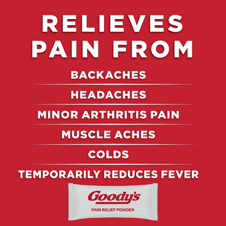 Goody's Back and Body Pain Relief Powder, 24 Powder Sticks