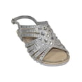thumbnail image 1 of Sandalias Casuales LEON Niña 866p Plata Textil, 1 of 3