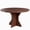Wood grain reddish-brown, variant on COZONY 47" Round Dining Table, Modern Pedestal Base Design for 4-6 People, Space-Saving for Apartment and Kitchen,Wood grain reddish brown
