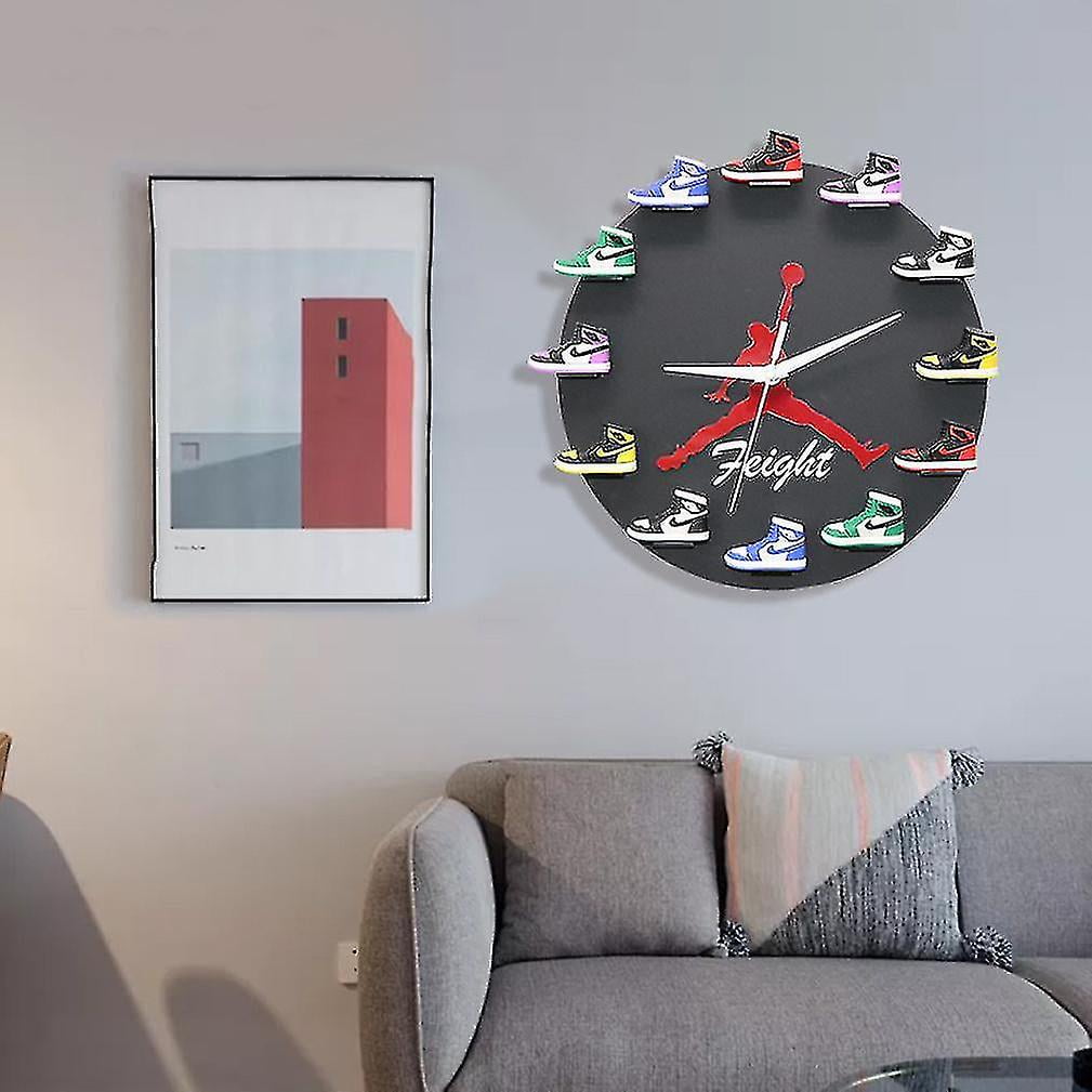 3d jordan sneaker clock