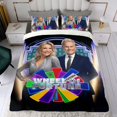 thumbnail image 4 of Rueda de la Fortuna Conjunto de sábanas temático, trío de piezas, cómodo y amigable con la piel, diseño único, regalo de decoración para el hogar para familiares, amigos y fans, 90 cm * 190 cm, 4 of 6