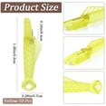 thumbnail image 2 of 1 Set 50Pcs Fish Shape Sewing Machine Needle Threaders Quick Sewing Threader Needle Guide Tool Plastic Sewing Wire Loop Light Khaki 32x7x4mm, 2 of 6